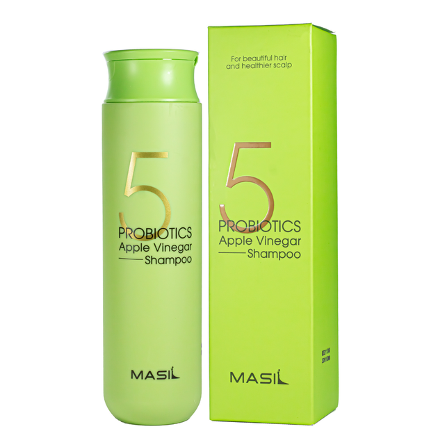 Бессульфатный шампунь с пробиотиками и яблочным уксусом Masil 5 Probiotics Apple Vinegar Shampoo 300 мл - изображение 7