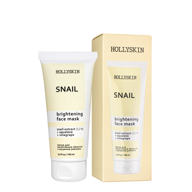 Маска для лица HOLLYSKIN Snail Face Mask с муцином улитки 100 мл - Фото 4 Маска для лица HOLLYSKIN Snail Face Mask с муцином улитки 100 мл - изображение 4