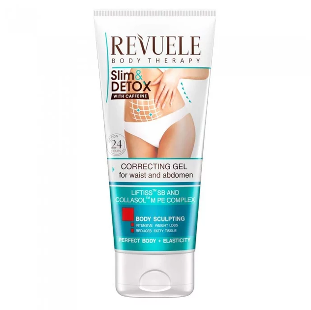Коригуючий гель для талії та живота з кофеїном Revuele Slim & Detox, 200 мл - зображення 2