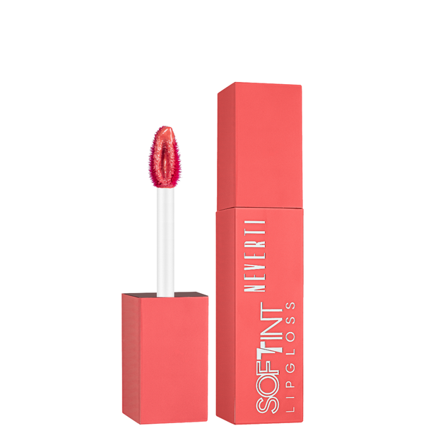 Блиск тінт для губ Neverti Soft Tint Lipgloss (NP802), 005 Кораловий - зображення 2