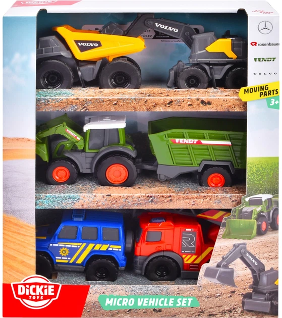 Ігровий набір Dickie Toys Мікро-транспорт 9 см (3742016) (4006333090820) - зображення 17