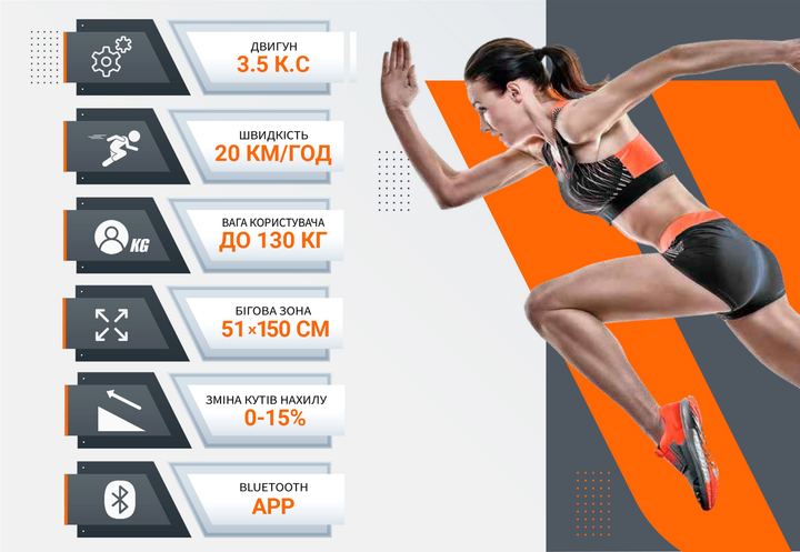 Бігова доріжка FitLogic T46C - зображення 2