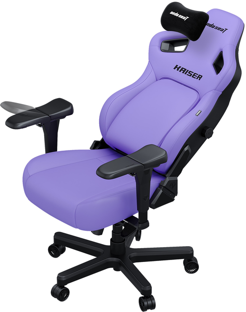 Fotel gamingowy Anda Seat Kaiser 4 L Purple (AD12YDDC-L-20-V-PV/C) - obraz 2