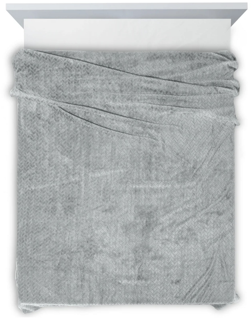 Koc Eurofirany Design 91 Cindy 200 x 220 cm Szary (5900811884781) - obraz 3