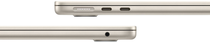 Laptop Apple MacBook Air 13.6" M3 16/512GB 2024 (APL_MXCU3) (Qwerty + Cyrylica) Starlight - obraz 5