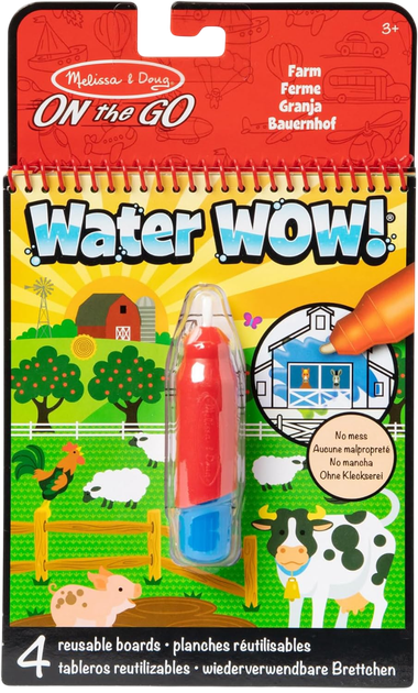 Водна розмальовка Melissa & Doug Water WOW! Ферма (681147005396) - зображення 1
