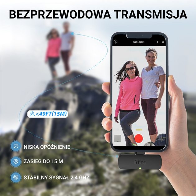 Мікрофон Fifine M6 Wireless (4820216972580) - зображення 12
