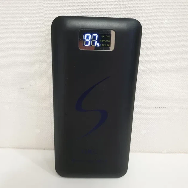 Портативный Power Bank UKC 30000 mAh зарядное устройство с LCD экраном Черный 2176 - изображение 5