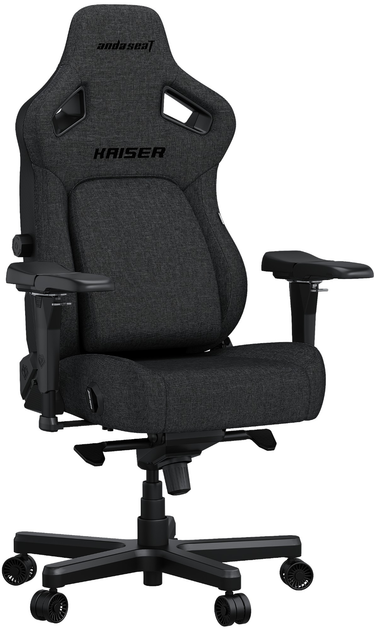 Fotel gamingowy Anda Seat Kaiser 4 XL Dark Gray Fabric (AD12YDDC-XLL-20-GB-CF) - obraz 2
