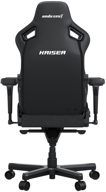 Fotel gamingowy Anda Seat Kaiser 4 XL Dark Gray Fabric (AD12YDDC-XLL-20-GB-CF) - obraz 5