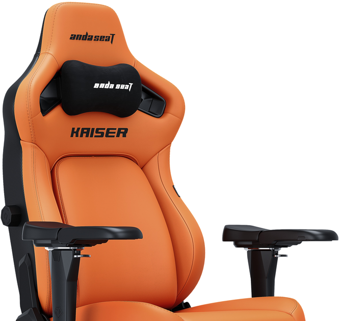 Крісло ігрове Anda Seat Kaiser 4 XL Blaze Orange (AD12YDDC-XLL-20-O-PV/C) - зображення 3