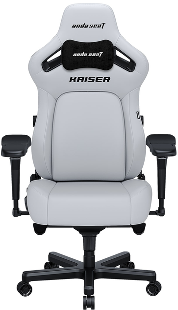 Fotel gamingowy Anda Seat Kaiser 4 XL Cloudy White (AD12YDDC-XLL-20-W-PV/C) - obraz 1