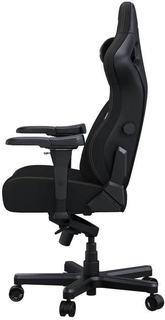 Fotel gamingowy Anda Seat Kaiser 4 L Black Fabric (AD12YDDC-L-20-B-CF) - obraz 6