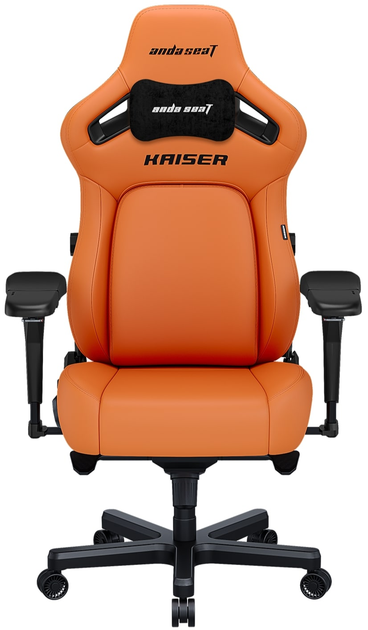 Fotel gamingowy Anda Seat Kaiser 4 L Blaze Orange (AD12YDDC-L-20-O-PV/C) - obraz 1