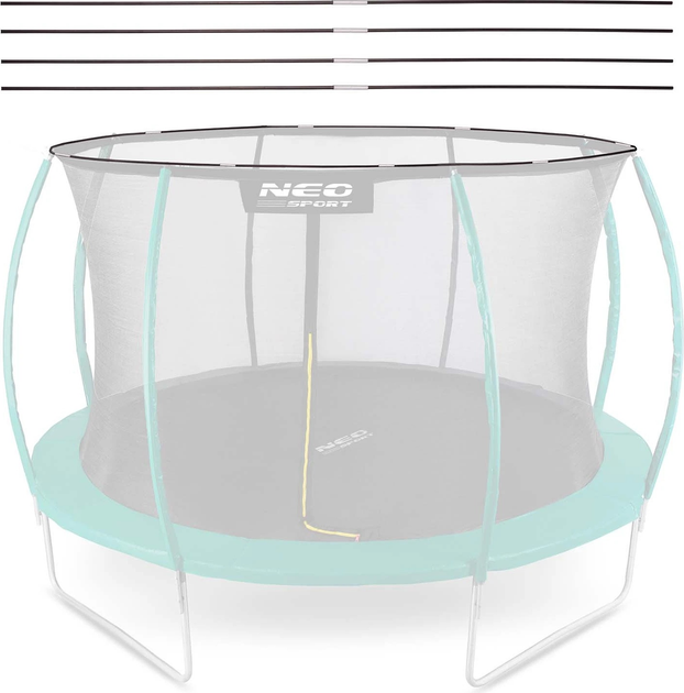 Pierścień siatki do trampoliny Neo Sport typ C 252 cm (5908220479543) - obraz 2