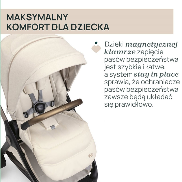 Wozek spacerowy dziecięcy Chicco Bellagio Amber Glow Beżowy (8058664180349) - obraz 10