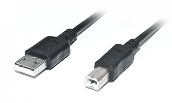 Кабель для принтера (сканера) USB 2.0 AM-BM / 1.5 метра / Чорний - Фото 2 Кабель для принтера (сканера) USB 2.0 AM-BM / 1.5 метра / Чорний - изображение 2