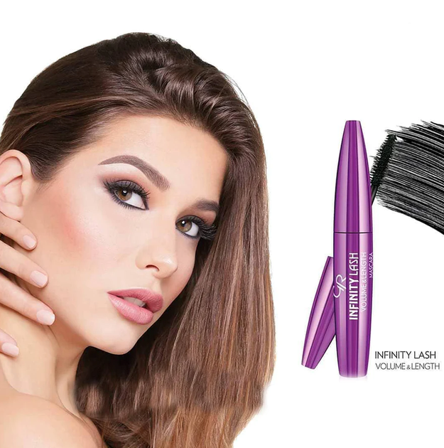 Тушь для ресниц черная Golden Rose Infinity Lash Volume & Length Mascara 11 мл - изображение 5