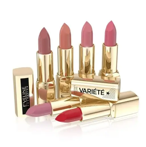 Сатиновая помада для губ Eveline Cosmetics Variete Satin Lipstick № 15 Wild Heart , 4.5 мл - изображение 5