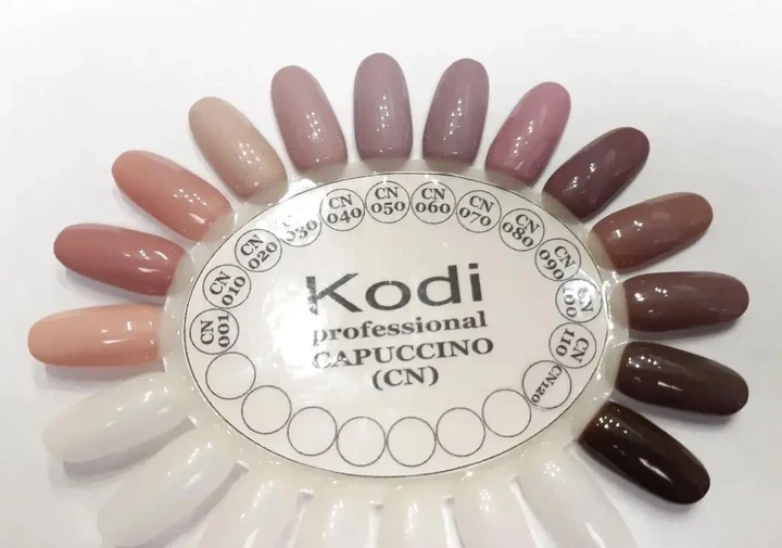 Гель-лак Kodi Professional, 7 мл №80 CN кавово-ліловий (серія CAPUCCINO) - зображення 4