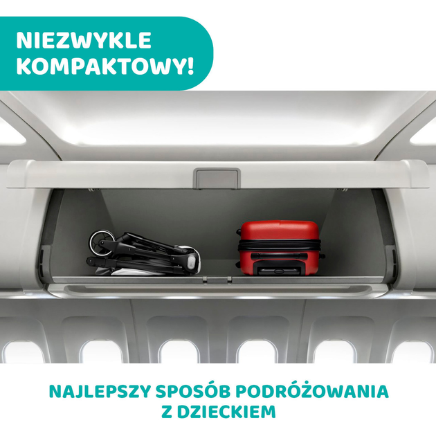 Wozek spacerowy dziecięcy Chicco We Cool Gray Szary (8058664139651) - obraz 12