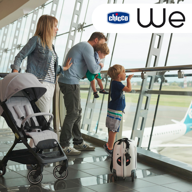 Прогулянкова коляска дитяча Chicco We Чорна (8058664139668) - зображення 11
