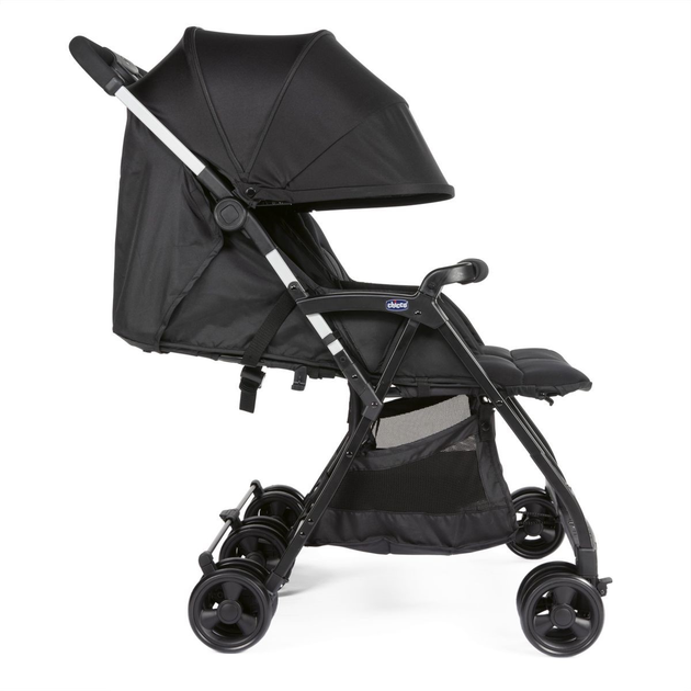 Прогулянкова коляска двомісна для близнюків Chicco OHlala Twin Black Night Чорна (8058664125456) - зображення 4