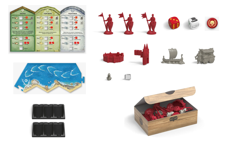 Настольная игра Rozum CATAN. Города и рыцари (Cities & Knights) (R104UA) - Фото 5 Настольная игра Rozum CATAN. Города и рыцари (Cities & Knights) (R104UA) - изображение 5