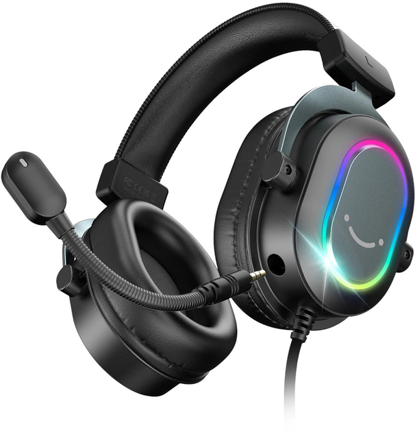 Słuchawki Fifine H6 AmpliGame RGB 7.1 Black (4820216972108) - obraz 7
