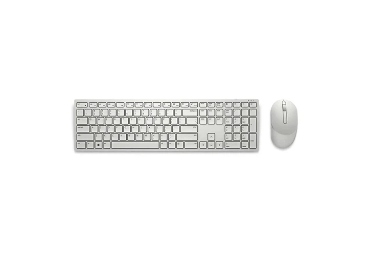 Комплект (клавіатура + миша) Dell KM5221W White (580-AKEZ) - Фото 2 Комплект (клавіатура + миша) Dell KM5221W White (580-AKEZ) - изображение 2