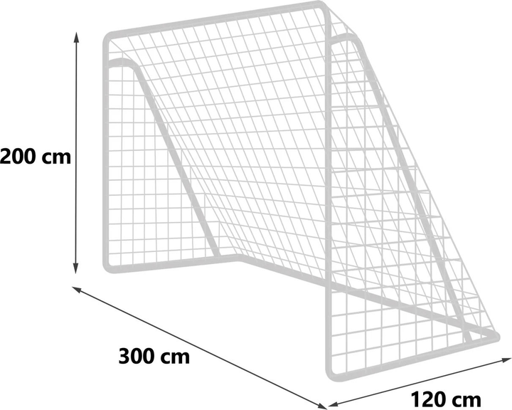 Футбольні ворота Neo Sport 300 x 200 x 120 см NS-456 (5908220479826) - зображення 6