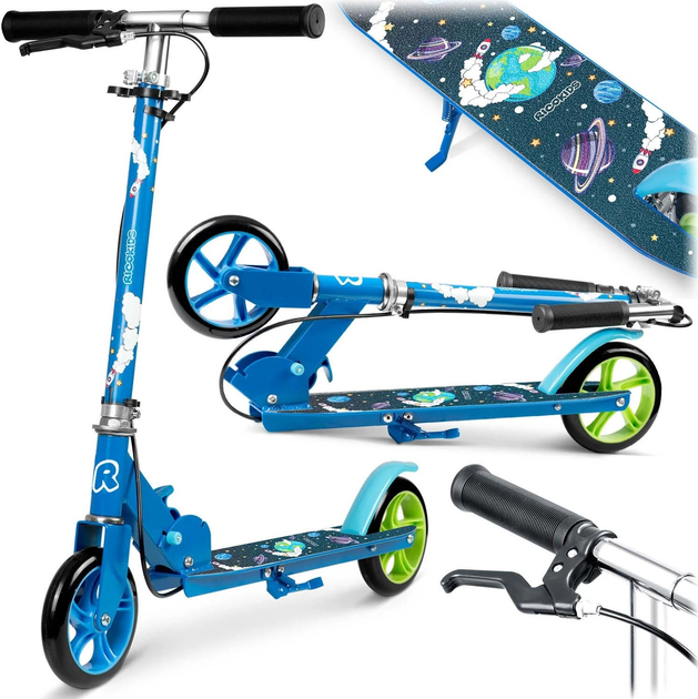 Hulajnoga dziecięca RICOKIDS Kodi Kosmos 765600 Blue (5903890619671) - obraz 10