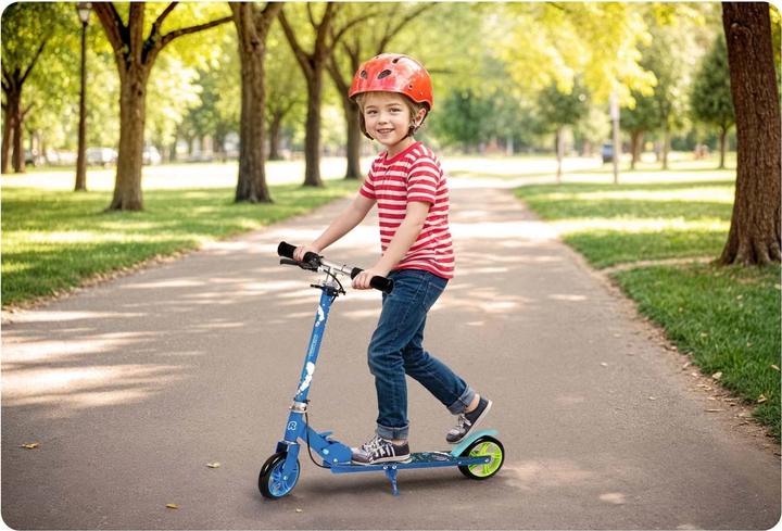 Hulajnoga dziecięca RICOKIDS Kodi Kosmos 765600 Blue (5903890619671) - obraz 11