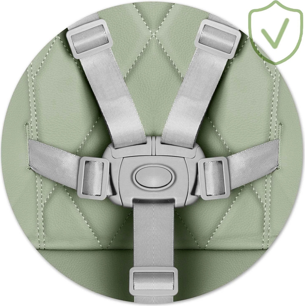 Krzesełko do karmienia Ricokids Nukido Elite ze stolikiem Green (5903890622114) - obraz 10