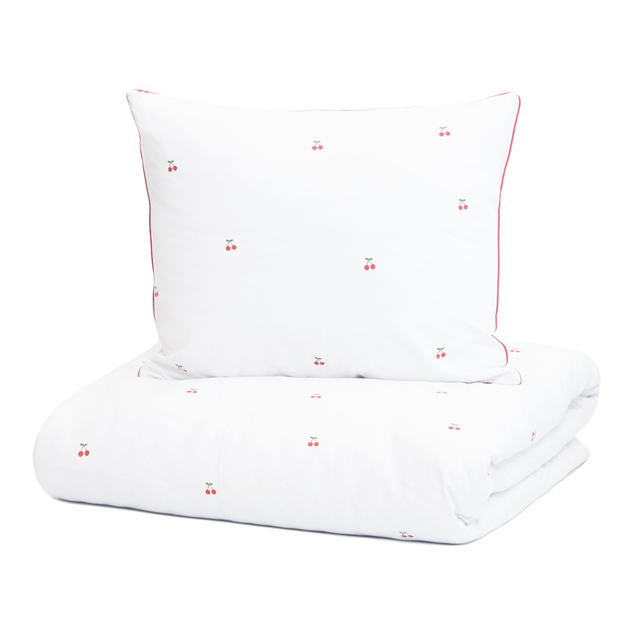 Комплект постільної білизни Homla Cherrine King Size Підковдра 200 x 220 см + 2 наволочки 50 x 60 см бавовняний у вишні (5904183879635) - зображення 2