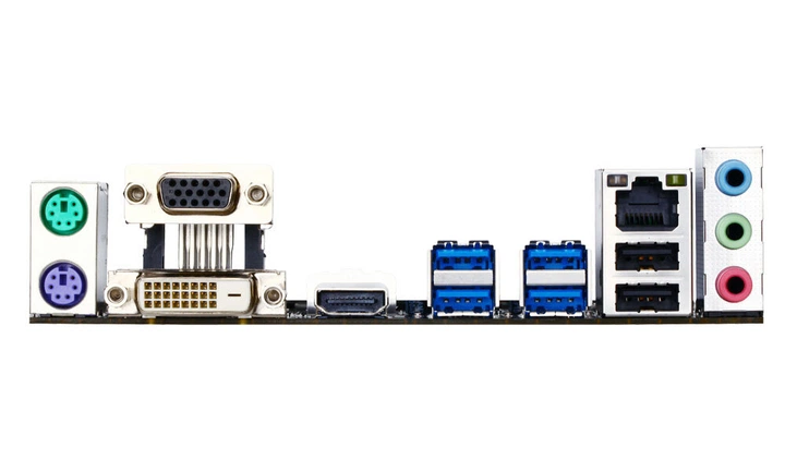 Материнська плата s1150 Gigabyte GA-H81M-S2H H81 GM 2*DDR3 mATX б/в - зображення 3