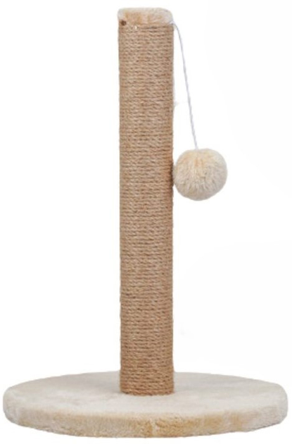 Кігтеточка для котів LEAN Toys Вежа 40 x 30 см Світло-коричнева (5905991034568) - зображення 1