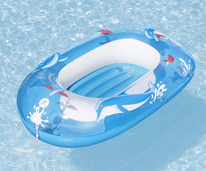 Łódka do pływania Bestway 34037 Delfin 1.02 m x 69 cm Blue (6941607347577) - obraz 6