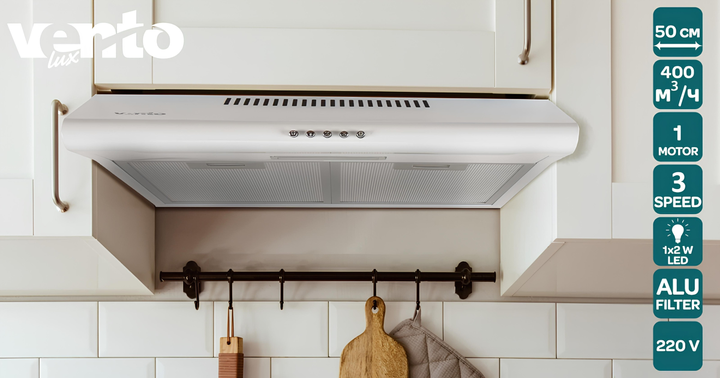 Вытяжка Ventolux PARMA 60 WH - изображение 2