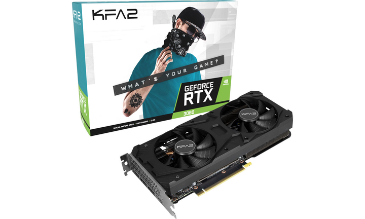 Відеокарта KFA2 GeForce RTX 3060 12GB - зображення 1
