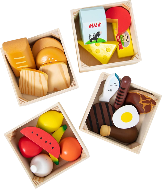 Ігровий набір Melissa & Doug Дерев'яна Їжа (681147005174) - зображення 3
