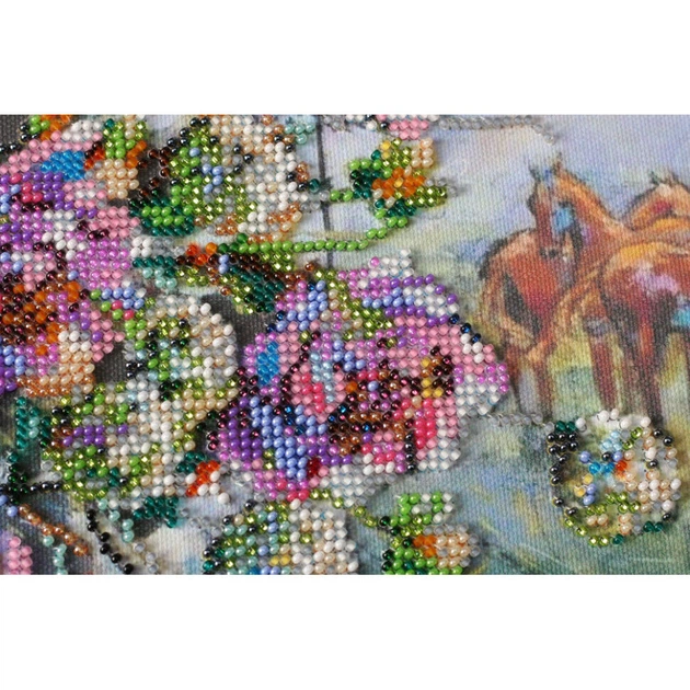 Набір для вишивання бісером "Рано-вранці" Abris Art AB-618 30х30 см - зображення 5
