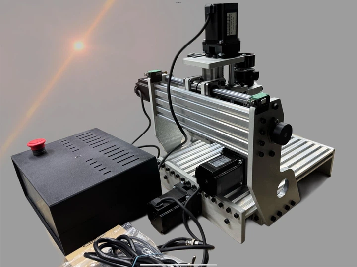 ЧПУ 4х осей фрезер станок гравер Ювелир ШВП 800w - изображение 2