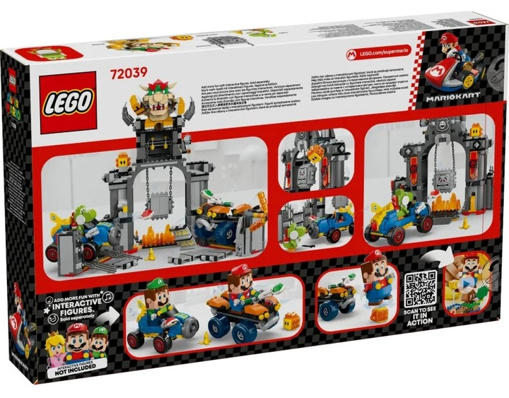 Конструктор LEGO Супер Марио Карт: Баузер та його замок 1068 деталей 72039 (5702017816562) - зображення 3