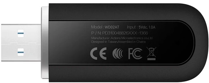 Wi-Fi/Bluetooth адаптер BenQ WD02AT WI-FI 6 + BT5.2 (5A.F8Y28.DE1) - зображення 3