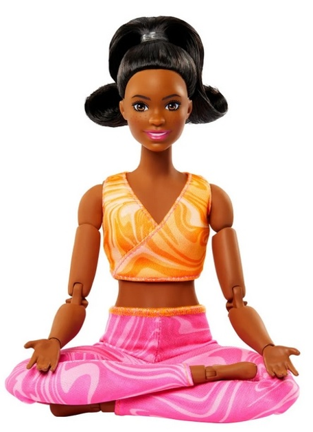 Lalka Barbie Made to Move Czarne włosy (0194735176748) - obraz 3