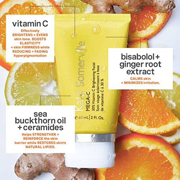 Маска для обличчя Kate Somerville Mega-C 30% Vitamin C освітлююча 60 мл (810023372059) - зображення 3