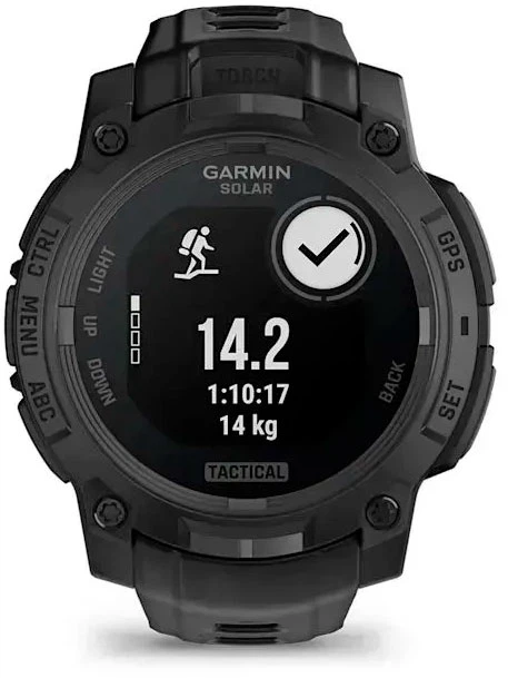 Смарт-годинник Garmin Instinct 3 45mm Solar Tactical Black (010-02934-50) - зображення 4