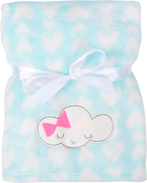 Дитячий плед BabyMatex Ricco з вишивкою 75 x 100 см (5902675051453) - зображення 1