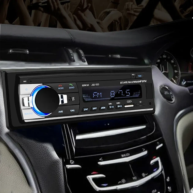 Автомагнитола с Bluetooth JSD-520 / Мощная магнитола с пультом управления / Магнитола с USB и SD - изображение 7
